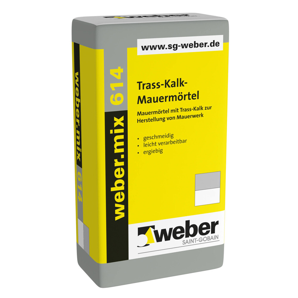 weber.mix 614 Verpackung weber.mix 614